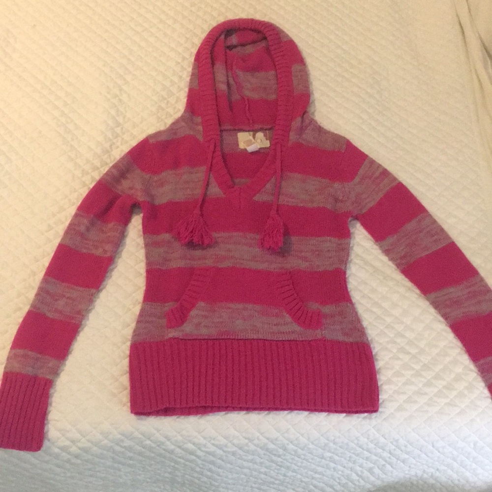 Sweater with hoodie